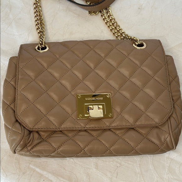 Michael Kors Brown Quilted Shoulder Bag - Picture 15 of 16